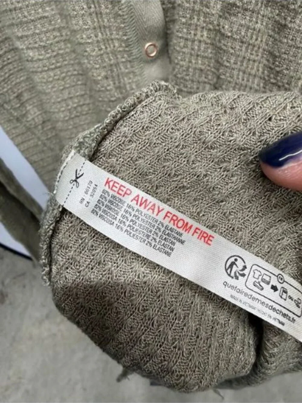 Free People Intimately Going Places Cardi in Sage Beige